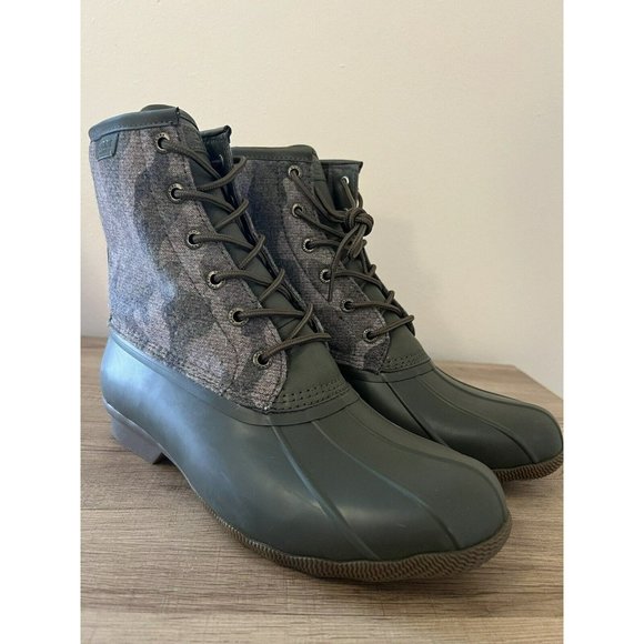Sperry Shoes Mens Sperry Saltwater Camo Duck Boots Size 95 Brand